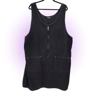 SUPER CUTE VTG CORDUROY JUMPER OVERALL DRESS EUC 2X 22